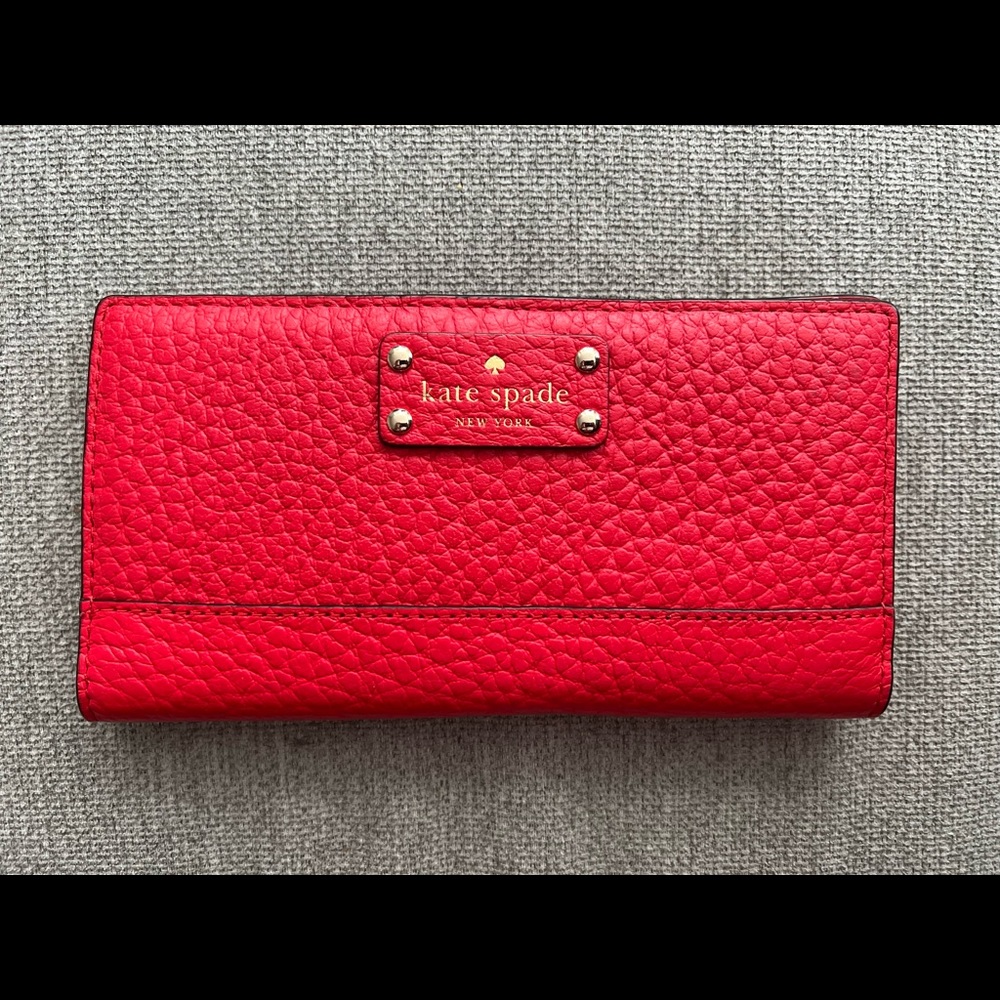 Red Kate Spade wallet